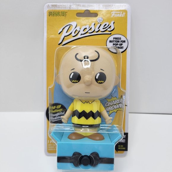 Funko Popsies Peanuts Charlie Brown Brand New Factory Sealed POP Collector Gift - Picture 1 of 8